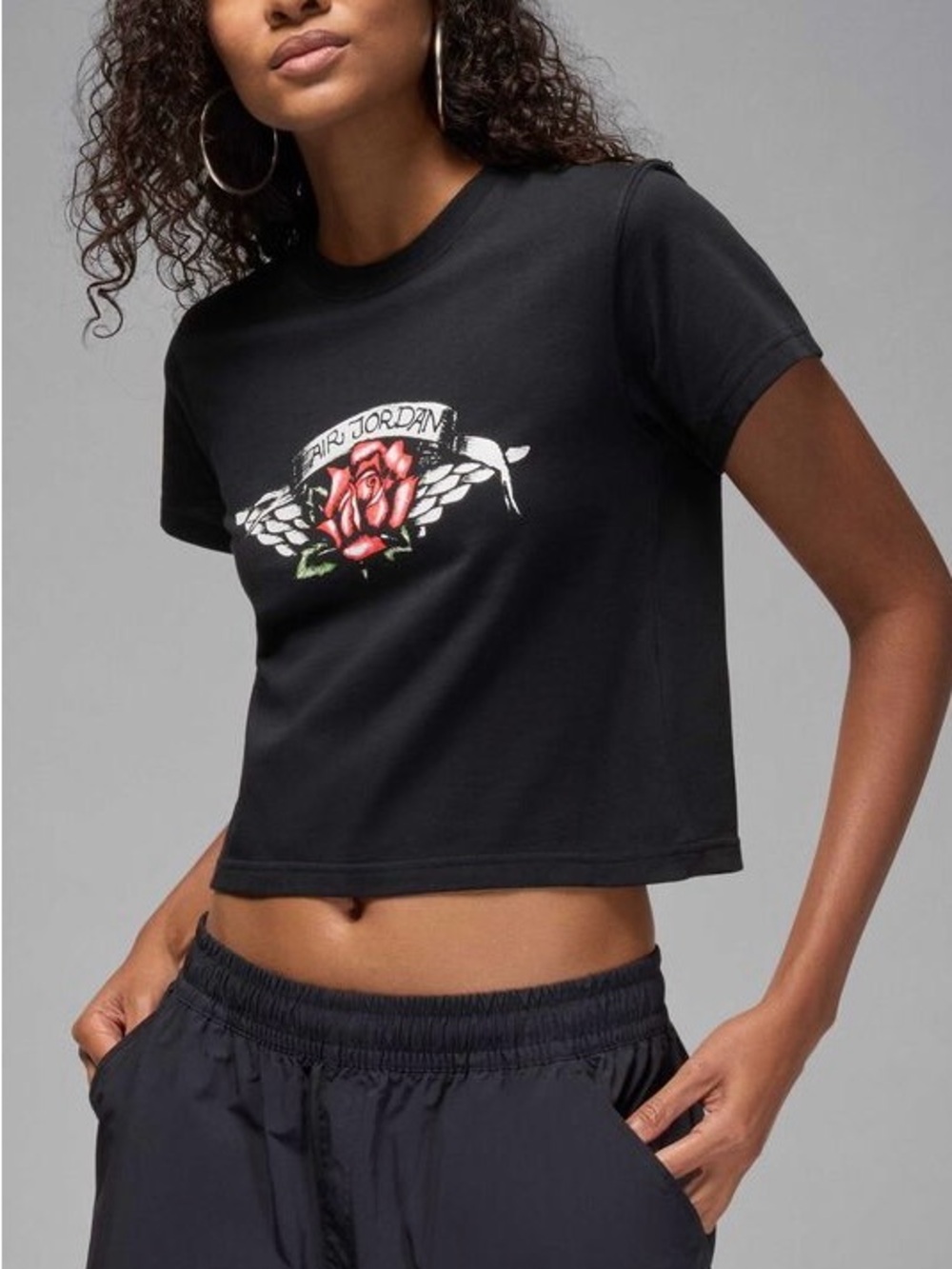 Nike Air Jordan Flight Graphic T-Shirt Black